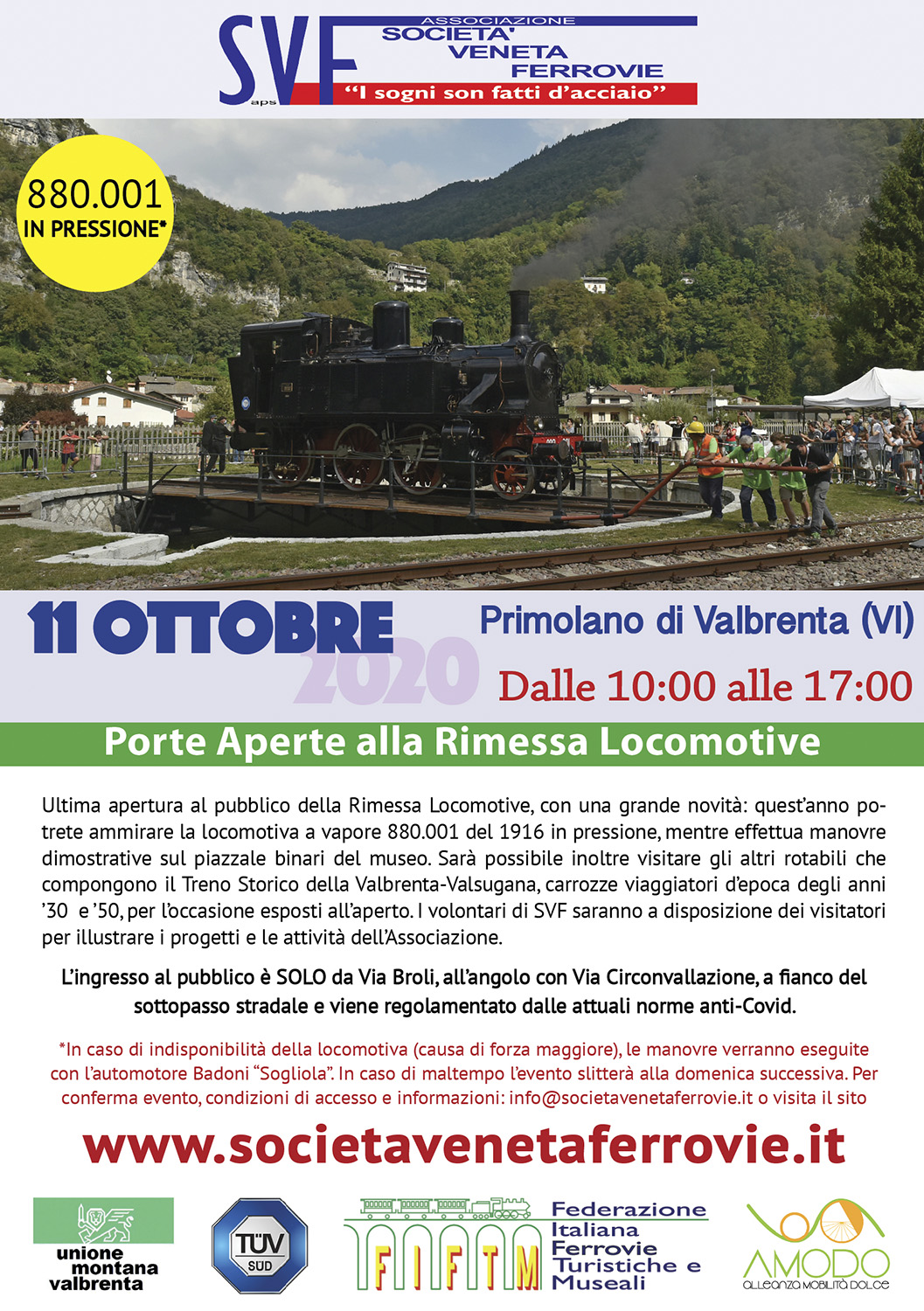 Porte Aperte alla RL di Primolano l'11 ottobre 2020